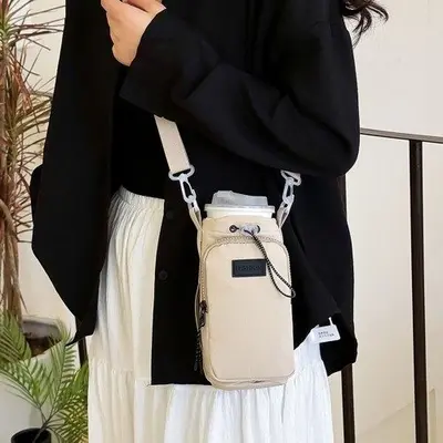 휴대용 텀블러 보관가방 보관백 크로스백 대표 이미지