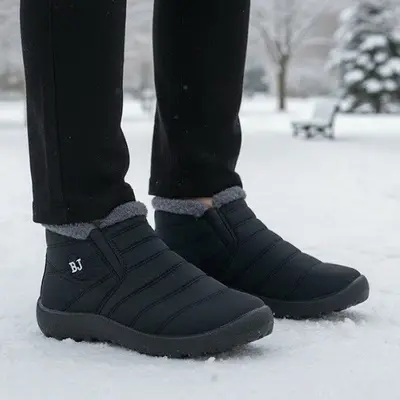 남성 2컬러 미니멀 기모 데일리 부츠 ZG패딩부츠 대표 이미지