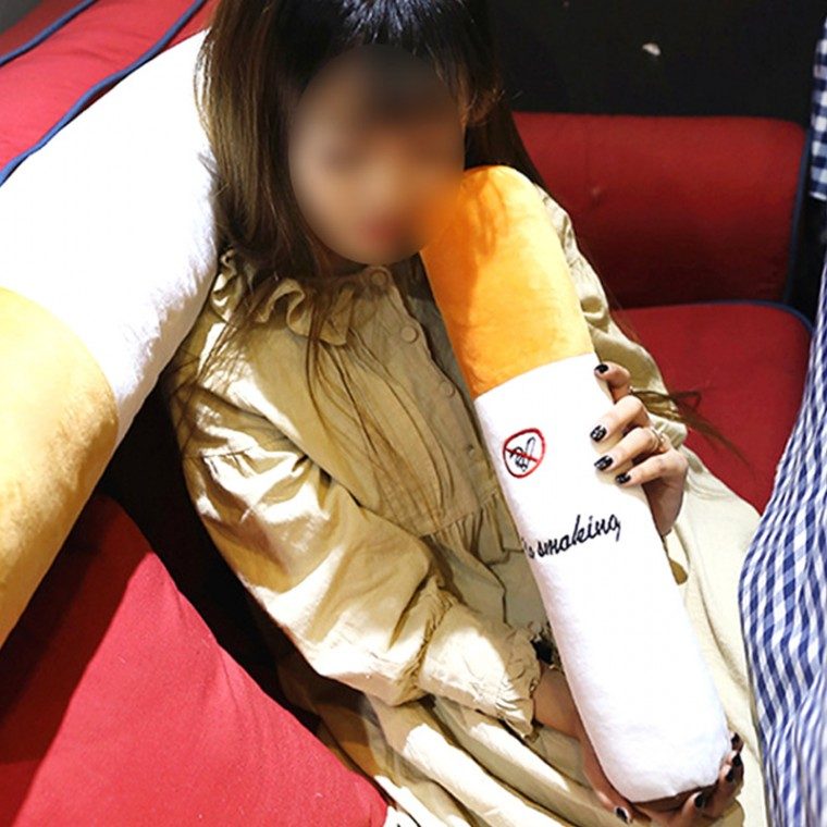 바디필로우 금연 쿠션 웃긴 선물 재미있는 소품 대표 이미지