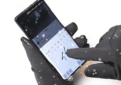 기모장갑 터치 미끄럼방지 스포츠장갑 핑거오픈 3개 묶음 상세 이미지 1