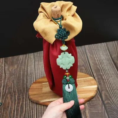 전통 펜던트 노리개 오복 한복액세서리 보자기포장 3개 묶음 대표 이미지