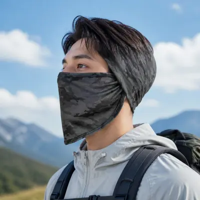 스포츠 넥워머 메쉬 바라클라바 통기성 마스크 두건 대표 이미지