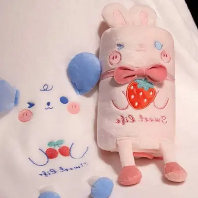 플란넬 휴대용 낮잠 담요 무릎담요 사무실 캠핑 차량 대표 이미지