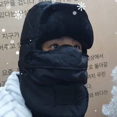 겨울방한모자 귀달이방한모자 패딩바라클라바 귀달이모자 대표 이미지