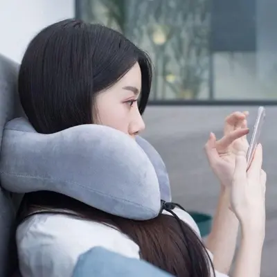 여행용 메모리폼 탄탄한 목쿠션 베개 대표 이미지