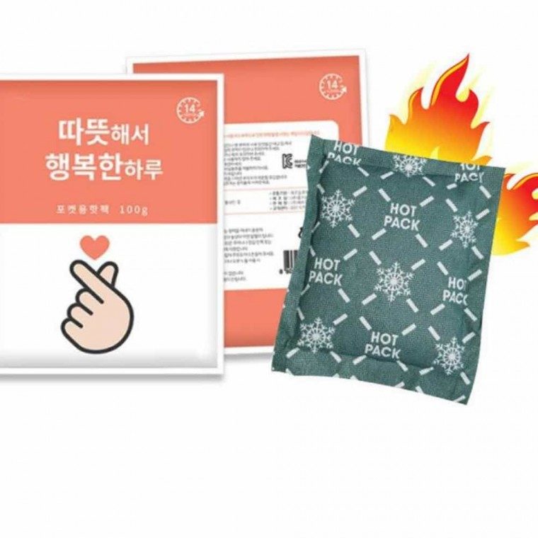흔드는핫팩 군대핫팩 주머니 핫팩 100g 10개 대표 이미지
