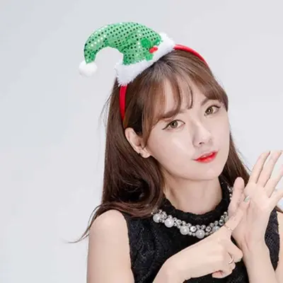 루돌프머리띠 크리스마스분장 귀여운머리띠 3개 묶음 대표 이미지