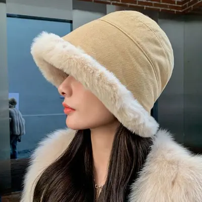 몽골 골덴 언발란스 버킷햇 벙거지모자 페이크퍼 3개 묶음 대표 이미지