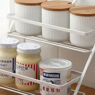 철제 조미료 선반 주방2단선반 선반정리대 대표 이미지