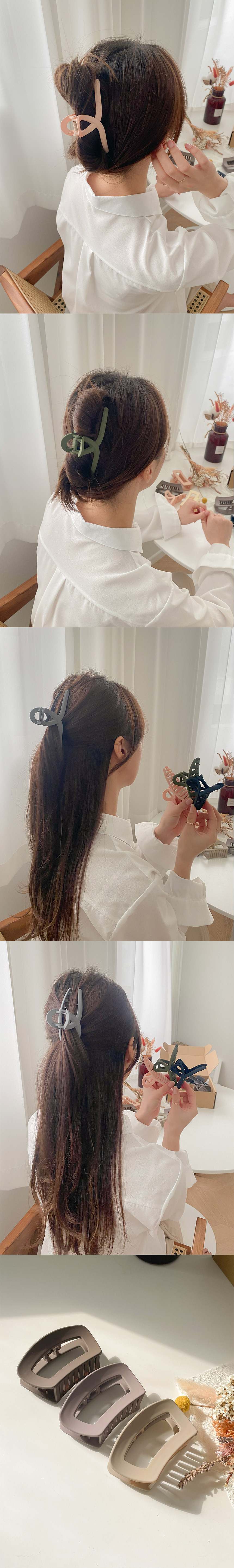 집게핀 무광 매트 헤어집게 세트 상세 이미지 2