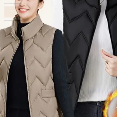 스토어 연 경량보온 패딩 점퍼 중년여성조끼 경량패딩 대표 이미지