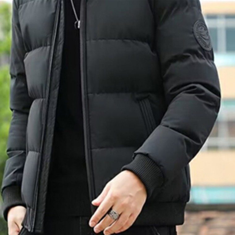경량패딩 남자 겨울 패딩점퍼 잠바 블랙 대표 이미지