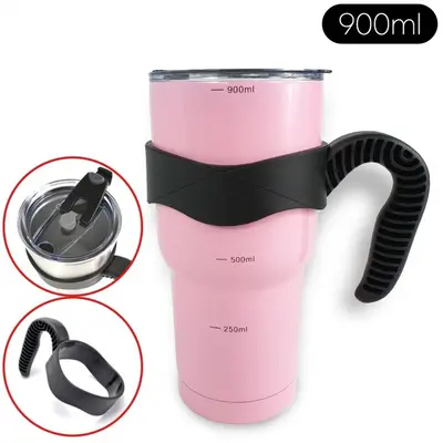 콘스탄트 스테인레스 대용량텀블러 900ml 핑크 대표 이미지