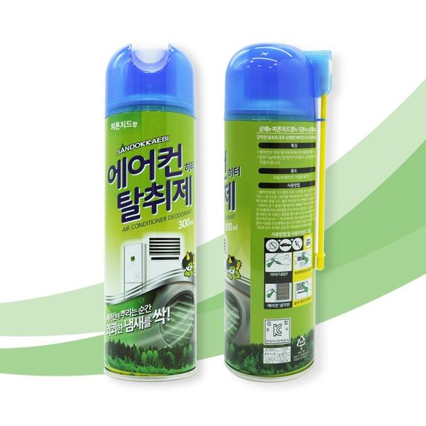 산도깨비 에어컨 히터 탈취제 피톤치드 냄새제거제 3개 묶음 대표 이미지