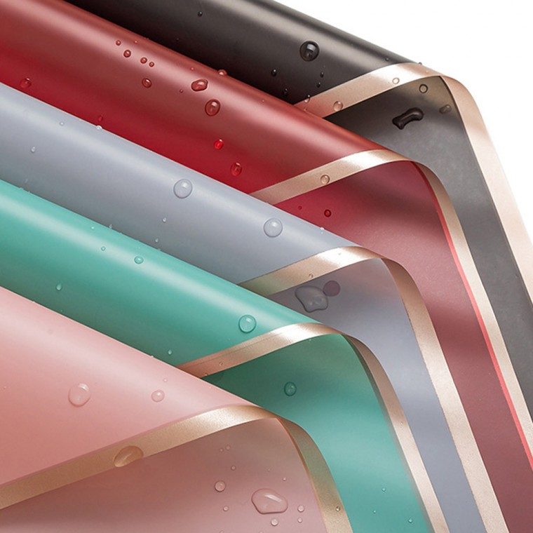 플로드지 20장 세트 금띠 반투명 고급 포장지 3개 묶음 대표 이미지