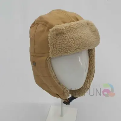 뽀글이 군밤모자 브라운 여성군밤모자 귀달이모자 대표 이미지