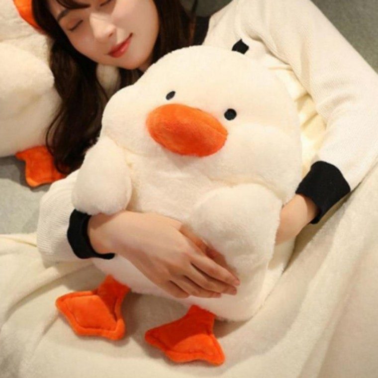 오리 인형 쿠션 담요 세트 캐릭터 책상 낮잠 무릎담요 대표 이미지