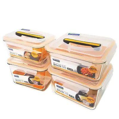 국산 유리 김치통 2.7L 김치 냉장고 반찬통 대표 이미지