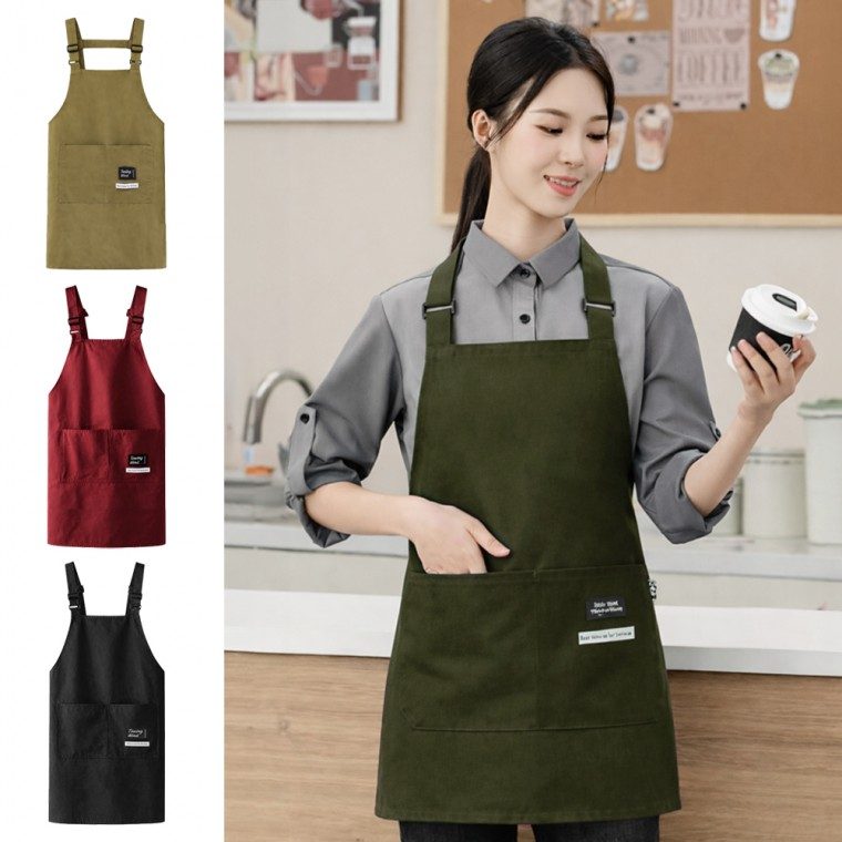 앞치마 H형 방수 나일론 카페 바리스타 보육교사 3개 묶음 대표 이미지
