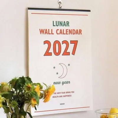 2027 레트로 벽걸이 달력 음력 A2 벽달력 캘린더/달력 대표 이미지