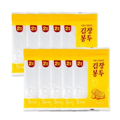 감동 김장봉투 소형2매 -10개 김장비닐 5포기용 대표 이미지