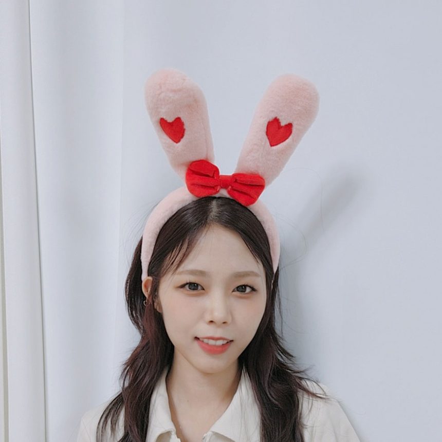 하트리본토끼귀 머리띠 크리스마스 파티 가면/머리띠 3개 묶음 상세 이미지 1