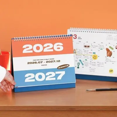 2027 탁상용 달력 18개월 사무실 책상 캘린더/달력 대표 이미지