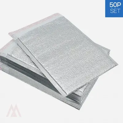 접착식 은박 보냉봉투 50p 정육보냉가방 대표 이미지