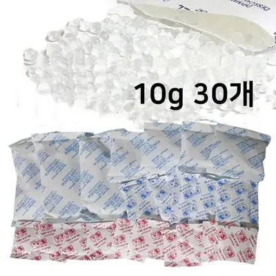 10g 실리카겔 제습제 반영구 30개 음식물건조보관 대표 이미지