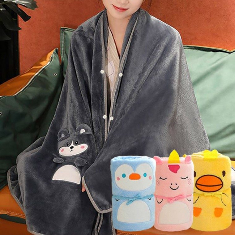 똑딱이 캐릭터 무릎 담요 극세사 미니 이불 무릎담요 3개 묶음 대표 이미지