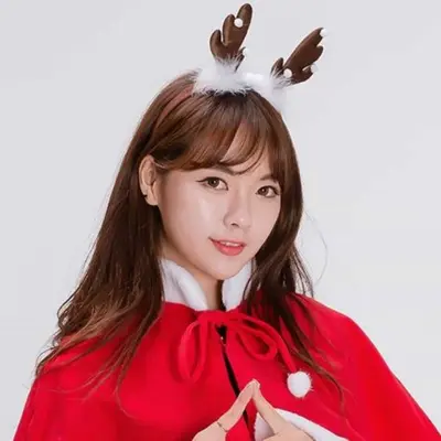 크리스마스파티용품 행사머리띠 루돌프 눈송이 머리띠 3개 묶음 대표 이미지