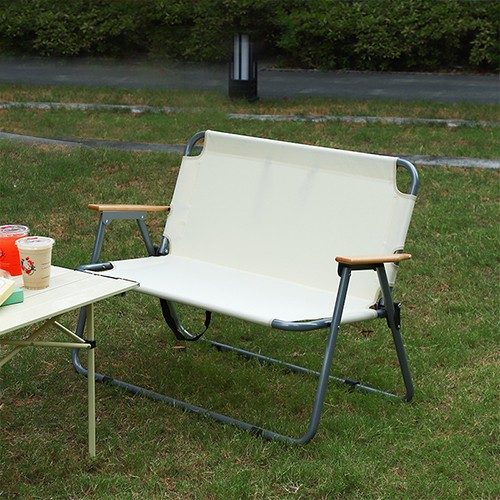 캠핑의자 2인용 더블 벤치 체어 휴대용 대표 이미지