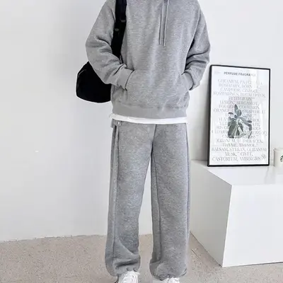 남자기모후드티세트 겨울바지 기모바지 기모팬츠 대표 이미지
