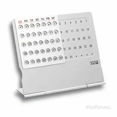 탁상캘린더 캘린더 금속달력 스텐딩 만년 탁상달력 3개 묶음 대표 이미지