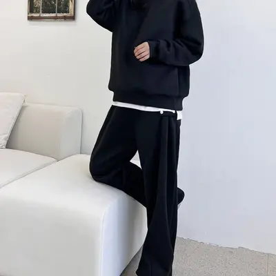 여자기모트레이닝세트 남성맨투맨티 겨울추리닝 대표 이미지