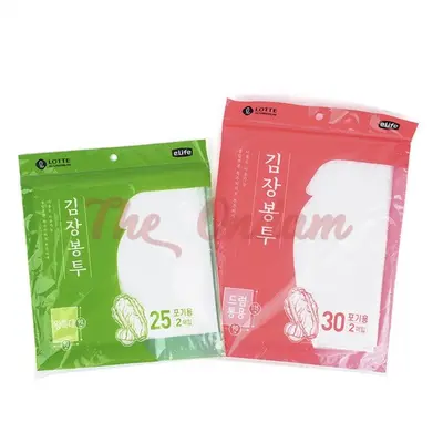 더 온담 롯데 김장봉투 2매입 대용량 김장봉투소형 3개 묶음 대표 이미지