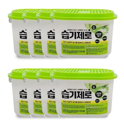 피죤 상쾌한 습기제로 8개세트 제습제 곰팡이 방지 대표 이미지