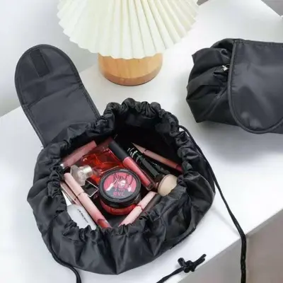 복주머니 화장품 파우치 휴대용 여행 소품 수납백 대표 이미지