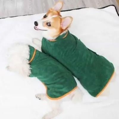 강아지 고양이 목욕가운 펫타올 극세사 샤워타월 대표 이미지