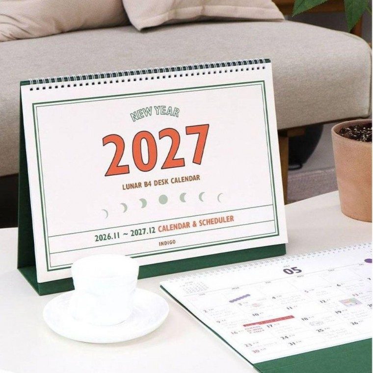 2027 루나 탁상달력 B4 대형 음력 캘린더/달력 대표 이미지