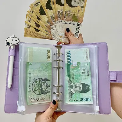 캐시플랜링바인더 현금챌린지 생활비 가계부 다이어리 3개 묶음 대표 이미지