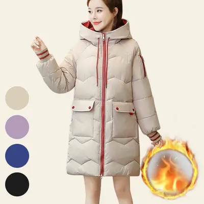 겨울 방한 아우터 경량 돕바 웰론 다운 롱패딩 잠바 대표 이미지