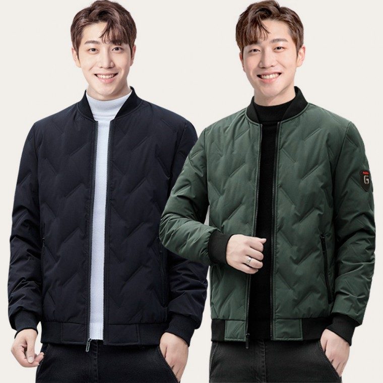 캐주얼 블루종 잠바 간절기 남자 항공점퍼 패딩 대표 이미지