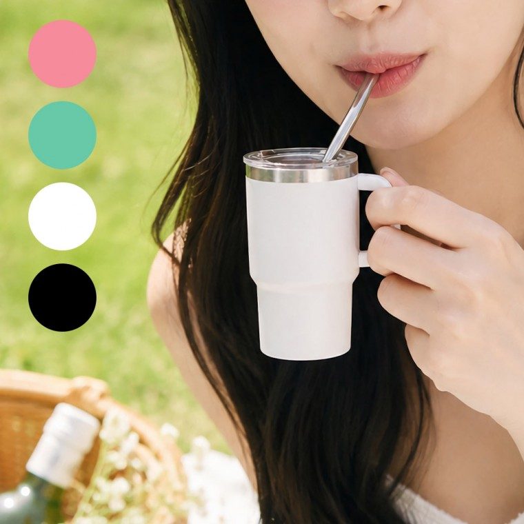 스텐 미니 텀블러 90ml 빨대 소주잔 에스프레소잔 3개 묶음 대표 이미지