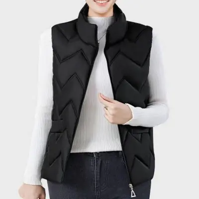 누빔 경량 패딩점퍼 가을 겨울 보온 수면조끼 대표 이미지