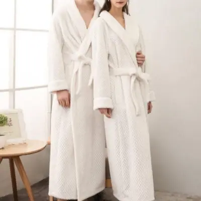 수면가운 샤워가운 극세사 가운 커플 잠옷 가벼운가운 대표 이미지