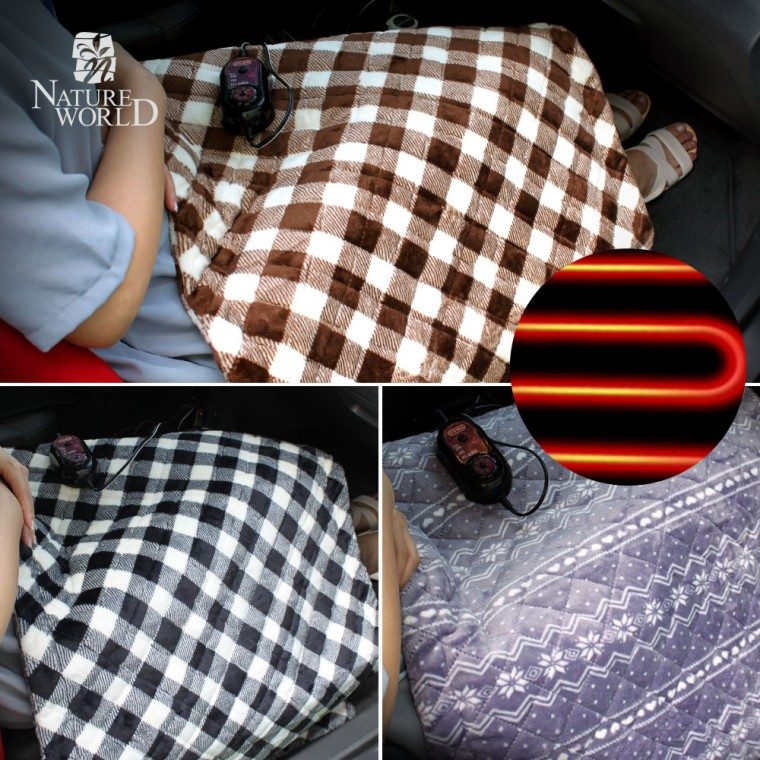 차량용 전기담요 시거잭 12v 휴대용 담요 전기이불 대표 이미지
