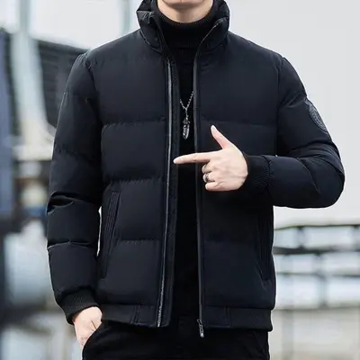 초경량 따뜻한 겨울 남성 숏패딩 짧은 점퍼 자켓 대표 이미지
