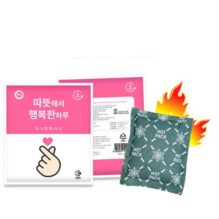 따뜻한 미니 핫팩 45g 30개 8시간 손난로 국산 대표 이미지