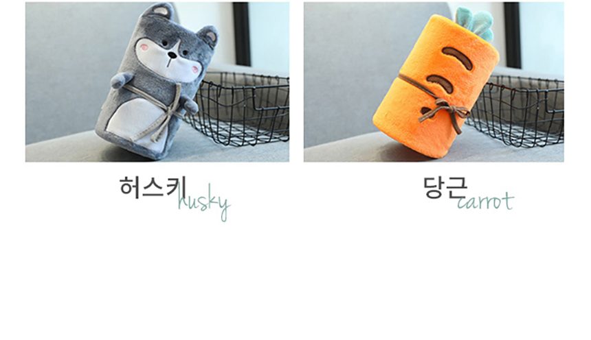 극세사 무릎담요 공룡 선인장 그림 학교 담요 3개 묶음 상세 이미지 3
